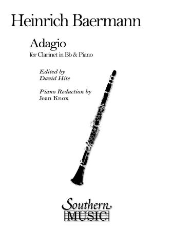 BAERMANN:ADAGIO for clarinet and piano