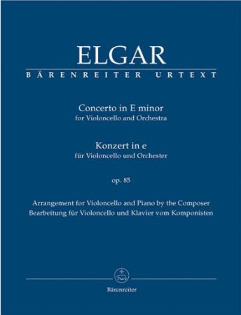 ELGAR:KONZERT IN E-MINOR CELLO AND PIANO OP.85