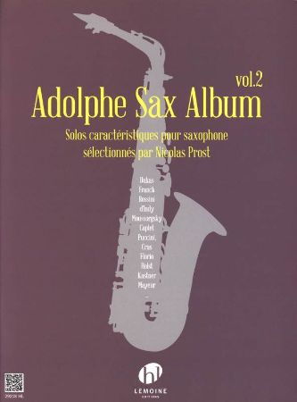 ADOLPHE SAX ALBUM VOL.2 /ARR.PROST SAXOPHONE SOLO