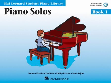 HAL LEONARD STUDENT PIANO PIANO SOLOS BOOK 1+AUDIO AND MIDI ACC.