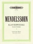 MENDELLSSOHN:PIANO WORKS 1 SONGS WITHOUT WORDS
