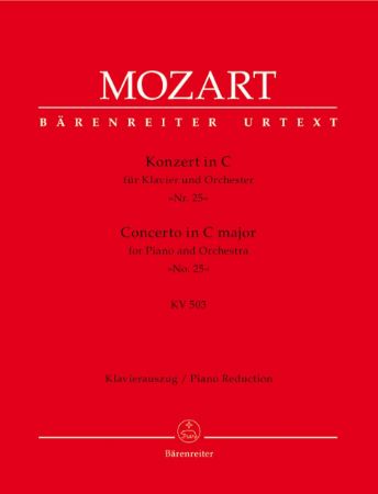MOZART:PIANO CONCERTO  C MAJOR KV 503 NO.25