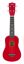 DeSalvo SOPRAN UKULELE UKSRD RED S TORBO