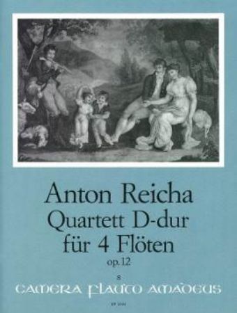 REICHA:QUARTET D-DUR OP.12 4 FLOTEN