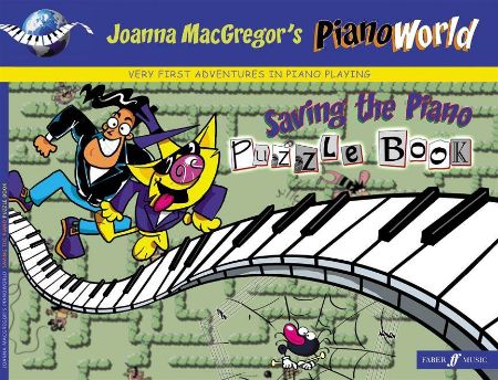 MACGREGOR:PIANO WORLD SAVING THE PIANO PUZZLE BOOK