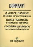 DOHNANYI:ESSENTIAL FINGER EXERCISES