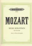 MOZART:6 VIENNESE SONATINAS FOR SOLO PIANO
