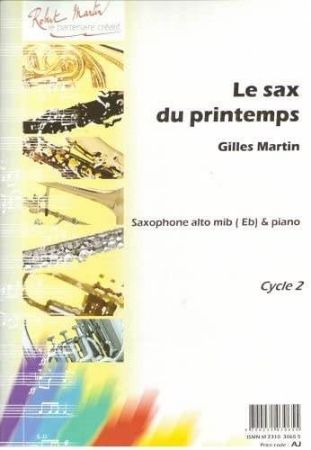 MARTIN:LE SAX DU PRINTEMPS ALTO SAX & PIANO