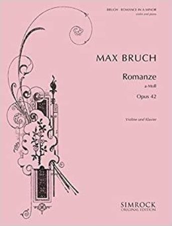 BRUCH:ROMANZE A-MOLL OP.42 VIOLINE & PIANO