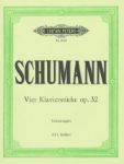 SCHUMANN:VIER KLAVIERSTUCKE OP.32