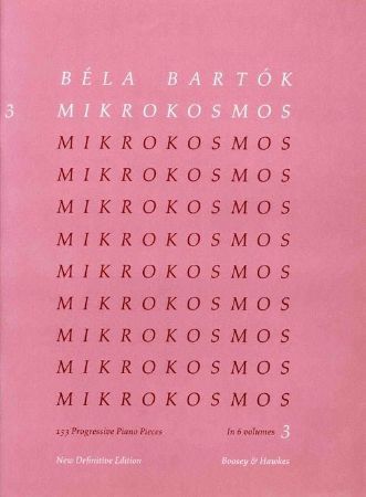 BARTOK:MIKROKOSMOS 3 NEW EDITION