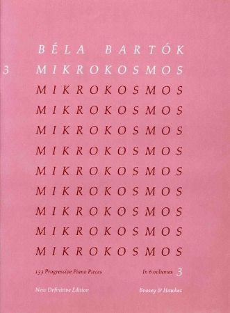 BARTOK:MIKROKOSMOS 3 NEW EDITION