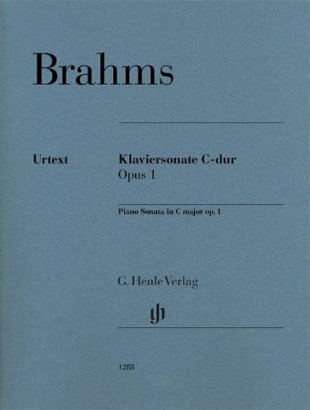 BRAHMS:PIANO SONATA C-DUR OP.1
