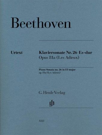 BEETHOVEN:PIANO SONATA NO.26 ES-DUR OP.81a