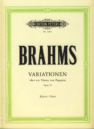 BRAHMS:VARIATIONEN EIN THEMA VON PAGANINI OP.35