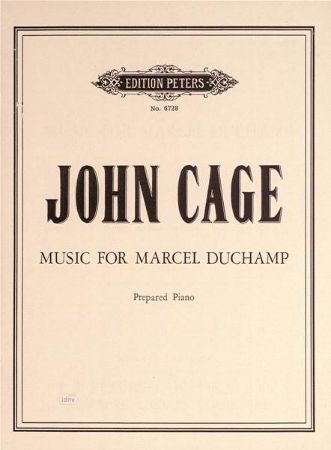 CAGE J:MUSIC FOR MARCEL DUCHAMP,PIANO