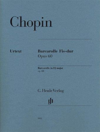 CHOPIN:BARCAROLLE FIS-DUR OP.60