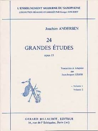 ANDERSEN:24 GRANDES ETUDES OP.15 VOL.1