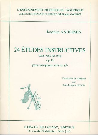 ANDERSEN:24 ETUDES INSTRUCTIVES,SAX