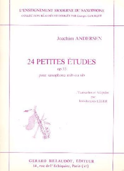 ANDERSEN:24 PETITES ETUDES OP.33