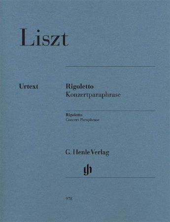 LISZT:RIGOLETTO-PARAPHRASE FOR PIANO