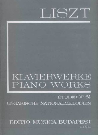 LISZT F;:KLAVIERWERKE,ETUDE OP.6