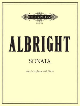 ALBRIGHT;SONATA,.ALT SAX&PIANO