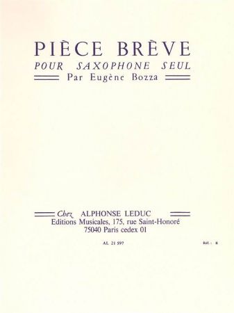 BOZZA:PIECE BREVE,SAX