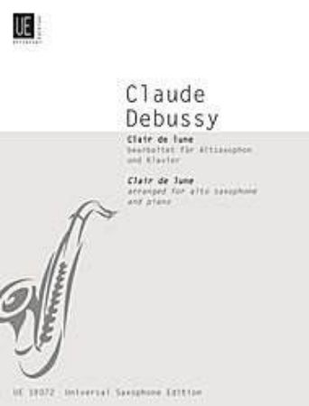 DEBUSSY:CLAIR DE LUNE ALTSAX & PIANO