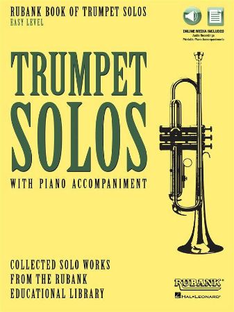 RUBANK BOOK OF TRUMPET SOLOS  EASY LEVEL+AUDIO ACCESS