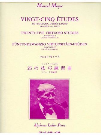 MOYSE M:25 ETUDES DE VIRTUOSITE CZERNY