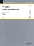 WEBER:GRAND DUO CONCERTANTE FOR CLARINET AND PIANO ES-DUR OP.48