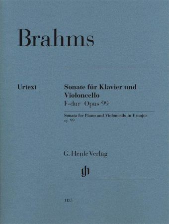 BRAHMS:SONATE F-DUR OP.99  CELLO AND PIANO