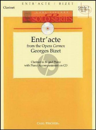 BIZET:ENTR'ACTE FROM OPERA CARMEN CLARINET+CD