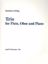 DING:TRIO FOR FLUTE,OBOE AND PIANO