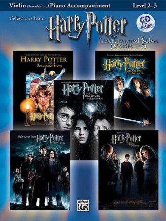 HARRY POTTER MOVIES 1-5  VIOLIN AND PIANO + AUDIO ACCESS