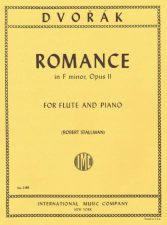 DVORAK:ROMANCE IN F-MIN OP.11 FLUTE & PIANO