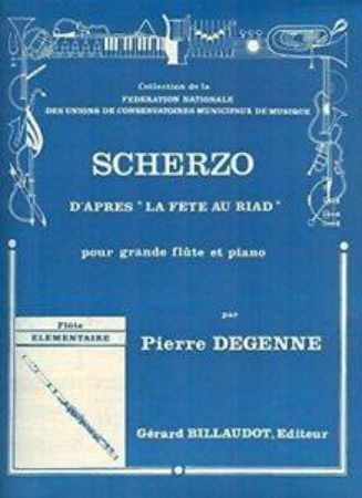 DEGENNE P:SCHERZO D'APRES   FLUTE & PIANO