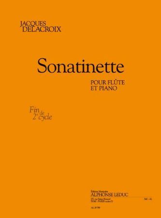 DELACROIX:SONATINETTE FLUTE & PIANO