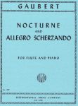 GAUBERT:NOCTURNE AND ALLEGREO SCHERZANDO FLUTE AND PIANO