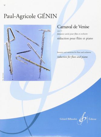 GENIN:CARNAVAL DE VENICE OP.14 FLUTE ET PIANO