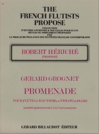 GROGNET G:PROMENADE, FLUTE ET PIANO