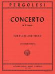 PERGOLESI:CONCERTO G MAJOR FLUTE AND PIANO