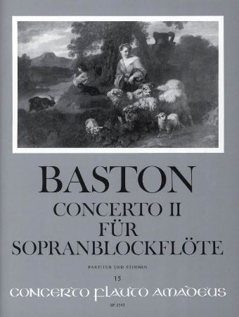 BASTON:CONCERTO II FUR SOPRANBLOCKFLOTE