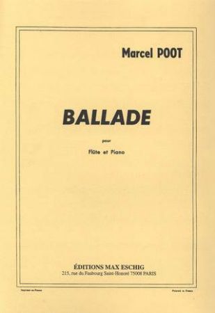 POOT: BALLADE,FLUTE AND PIANO
