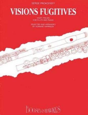 PROKOFIEFF:VISIONS FUGITIVES EIGHT PIECES FLUTE AND PIANO