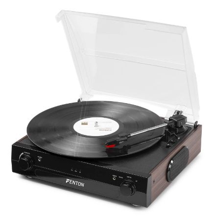 Fenton gramofon P102B Record Player BT Black/Wood