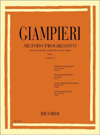 GIAMPIERI:METHODO PROGRESSIVO CLARINETTE