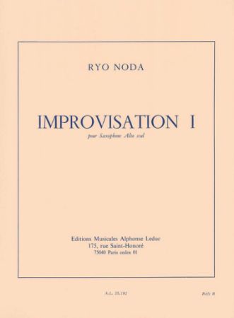 NODA R:IMPROVISATION 1, ALTSAX