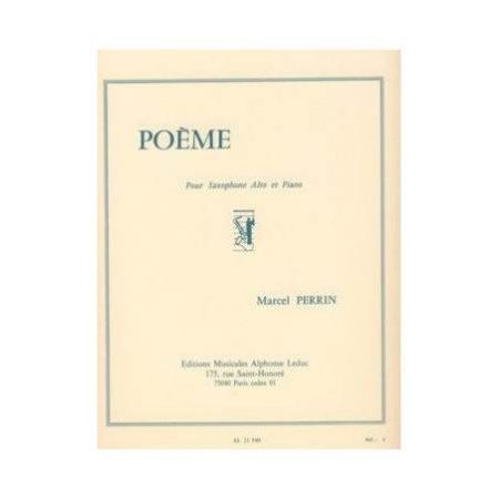 PERRIN:POEME POUR SAX AT PIANO